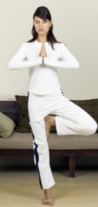 Fitness Yoga. Pep oder Flexibilität der Muskeln?