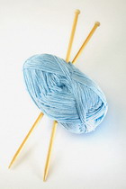 School knitting. Lesson 14. Sample Knitting