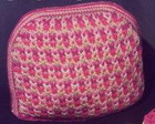 Knitted purse beautician