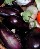 Aubergine in sweet and sour marinade