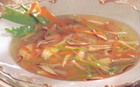 Soup from fresh cabbage - "Lazy"