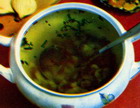 Zuppa piccante con gamberetti