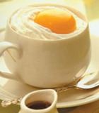 コーヒーと卵