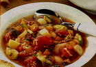 Sopa de tomate con arroz