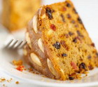 Cake with dried fruits and nuts