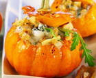 Cabbage, baked in a pumpkin