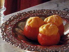 Pudding in tazze d'arancia