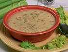 Sellerie-Suppe mit Reis