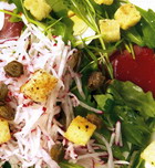 Salad of Parma ham and Ruccola