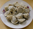 Dumplings with cabbage minced
