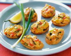 Cheese Canapes with smoked fish
