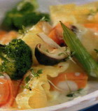 Casseruola di pasta con verdure
