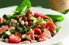 Toskana-Salat mit Bohnen