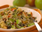 Rice salad with apples