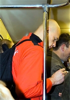 ¿Cómo "Spartacus" en el trayecto en metro